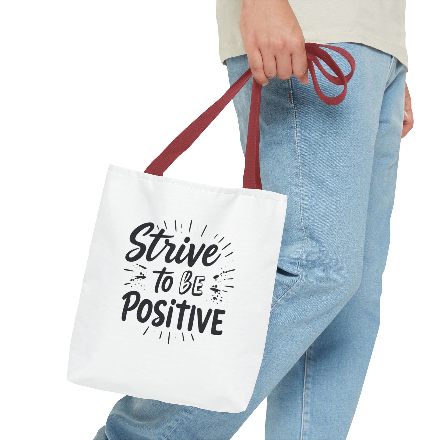 Positive Vibes Tote Bag - Inspirational Gift