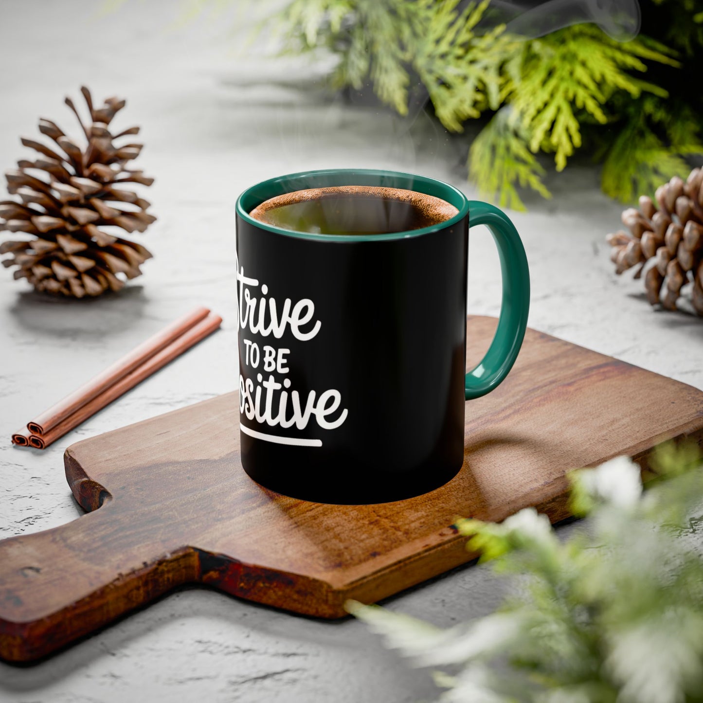 Positive Vibe Coffee Mug - Strive to Be Positive