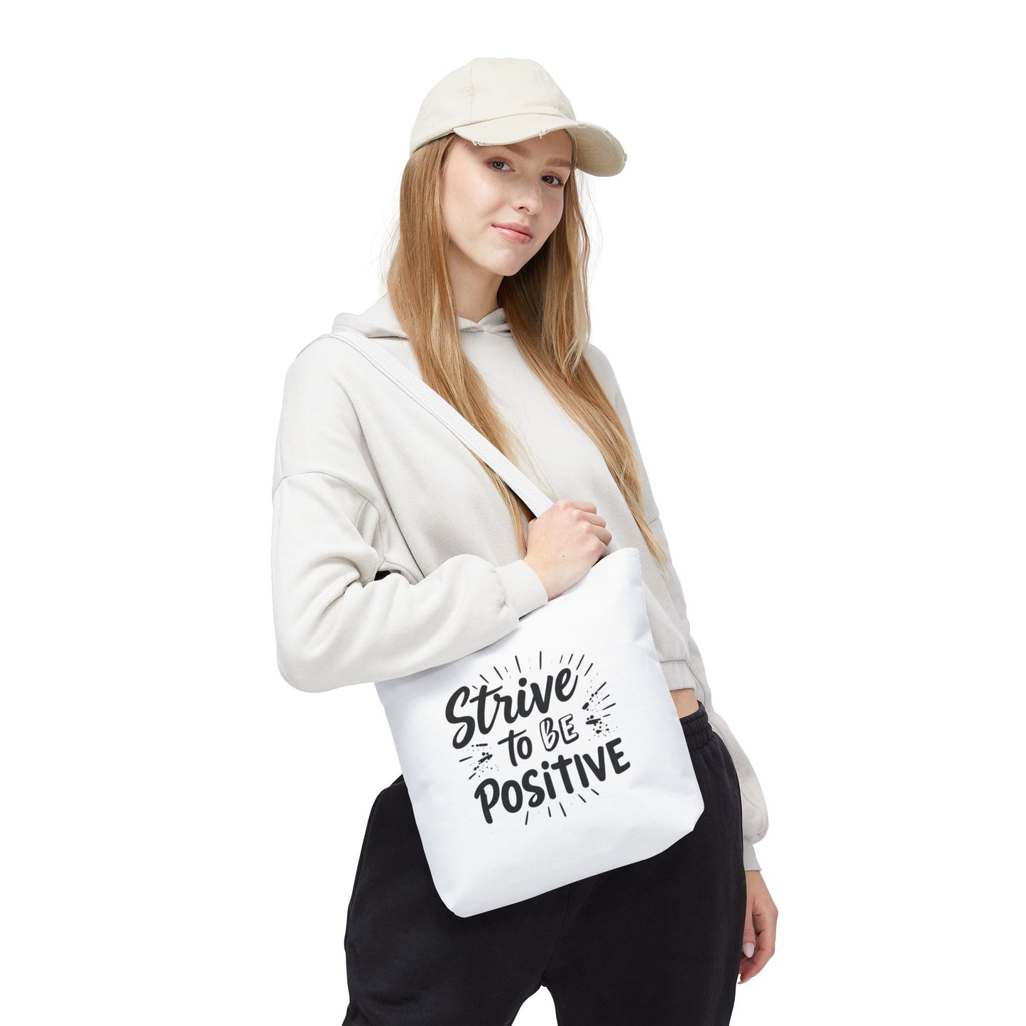 Positive Vibes Tote Bag - Inspirational Gift