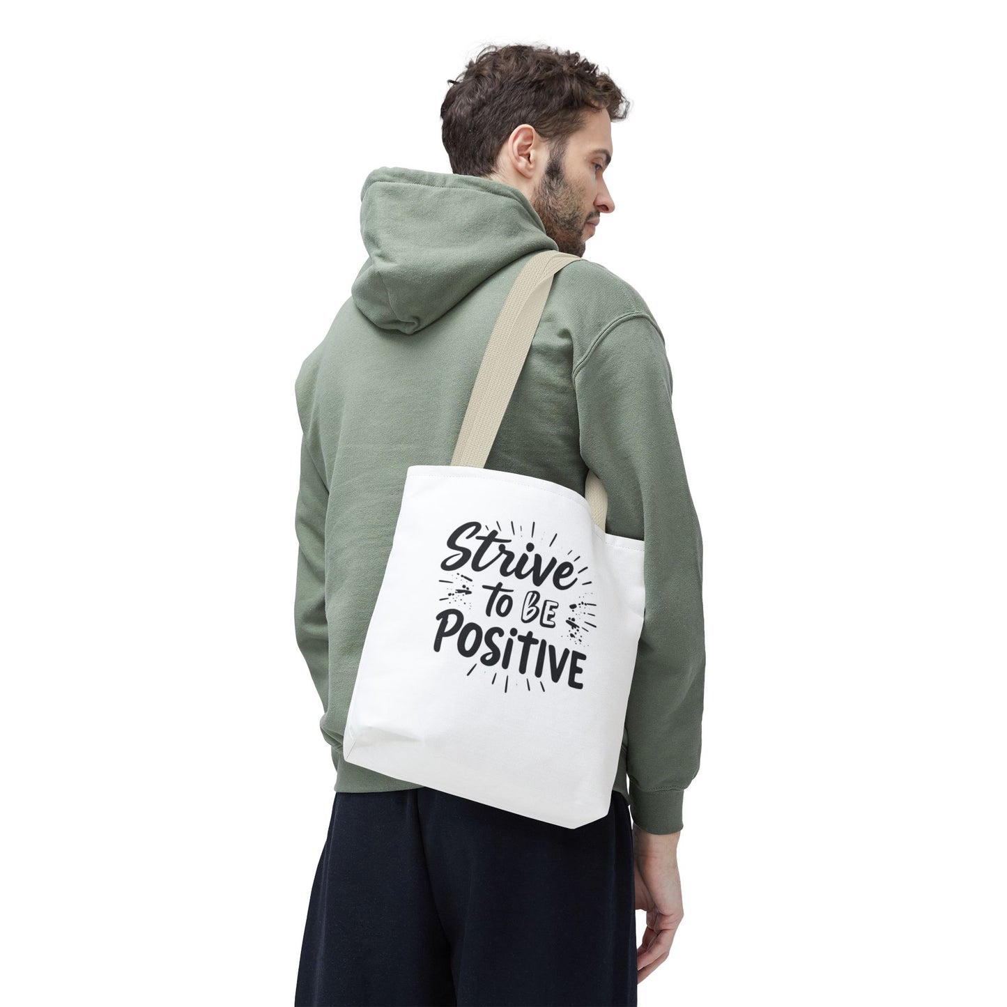 Positive Vibes Tote Bag - Inspirational Gift