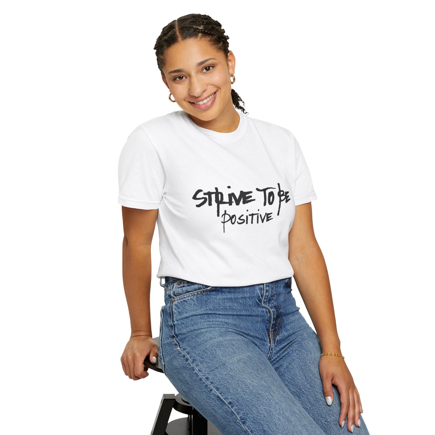 Unisex Motivational T-Shirt - Strive to Be Positive