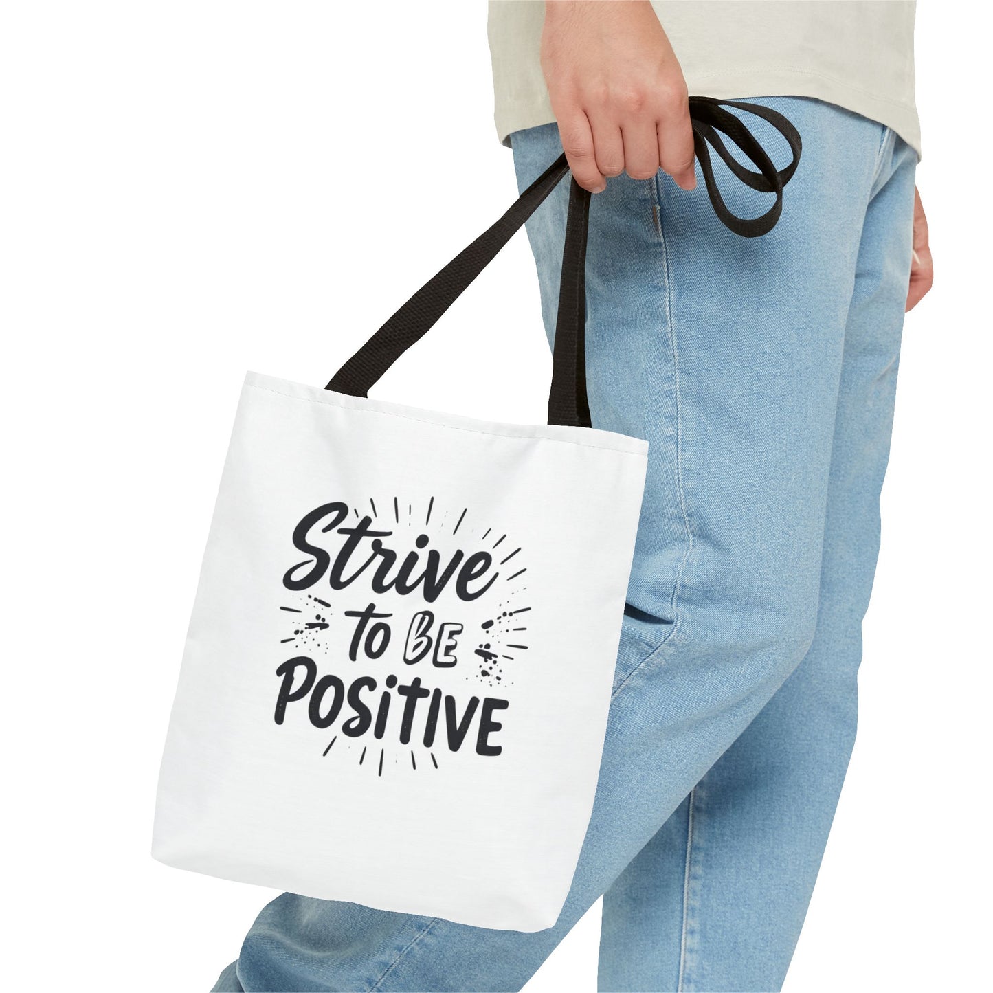 Positive Vibes Tote Bag - Inspirational Gift