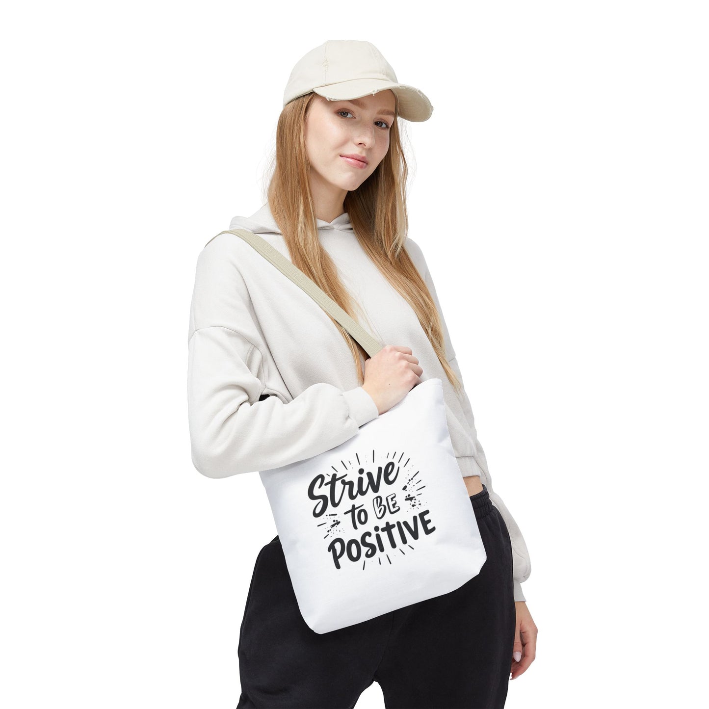 Positive Vibes Tote Bag - Inspirational Gift