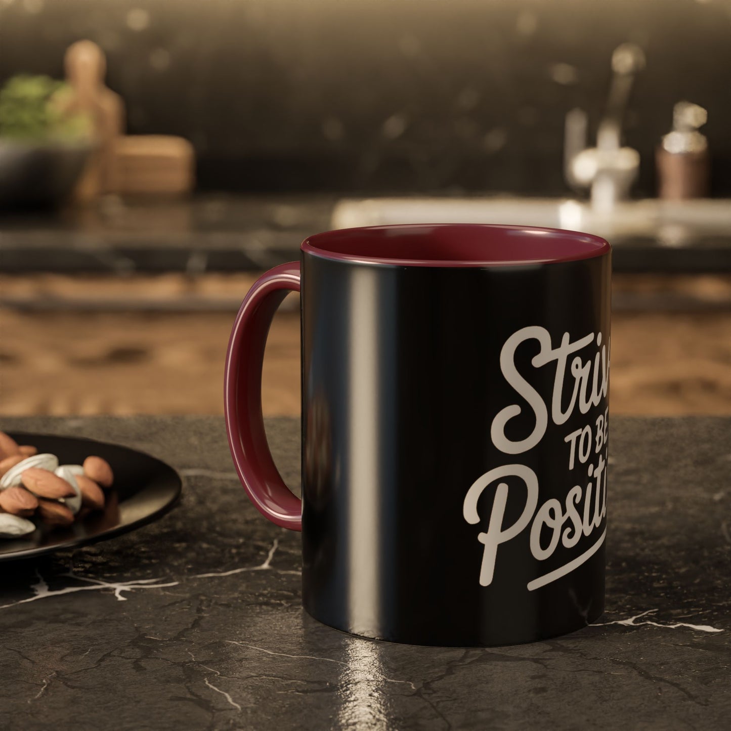 Positive Vibe Coffee Mug - Strive to Be Positive
