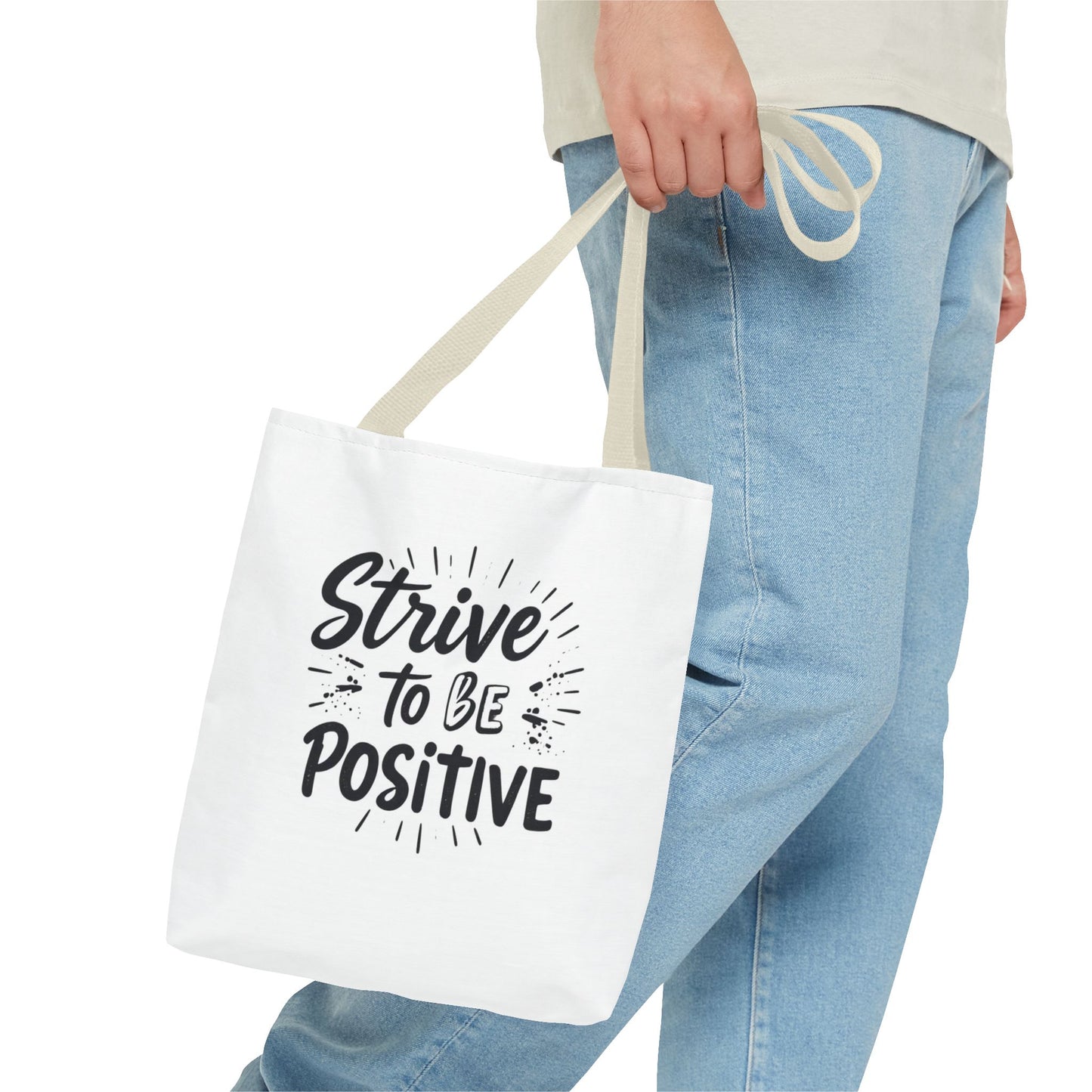 Positive Vibes Tote Bag - Inspirational Gift