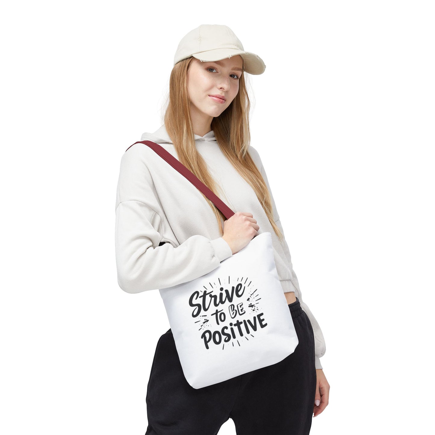 Positive Vibes Tote Bag - Inspirational Gift