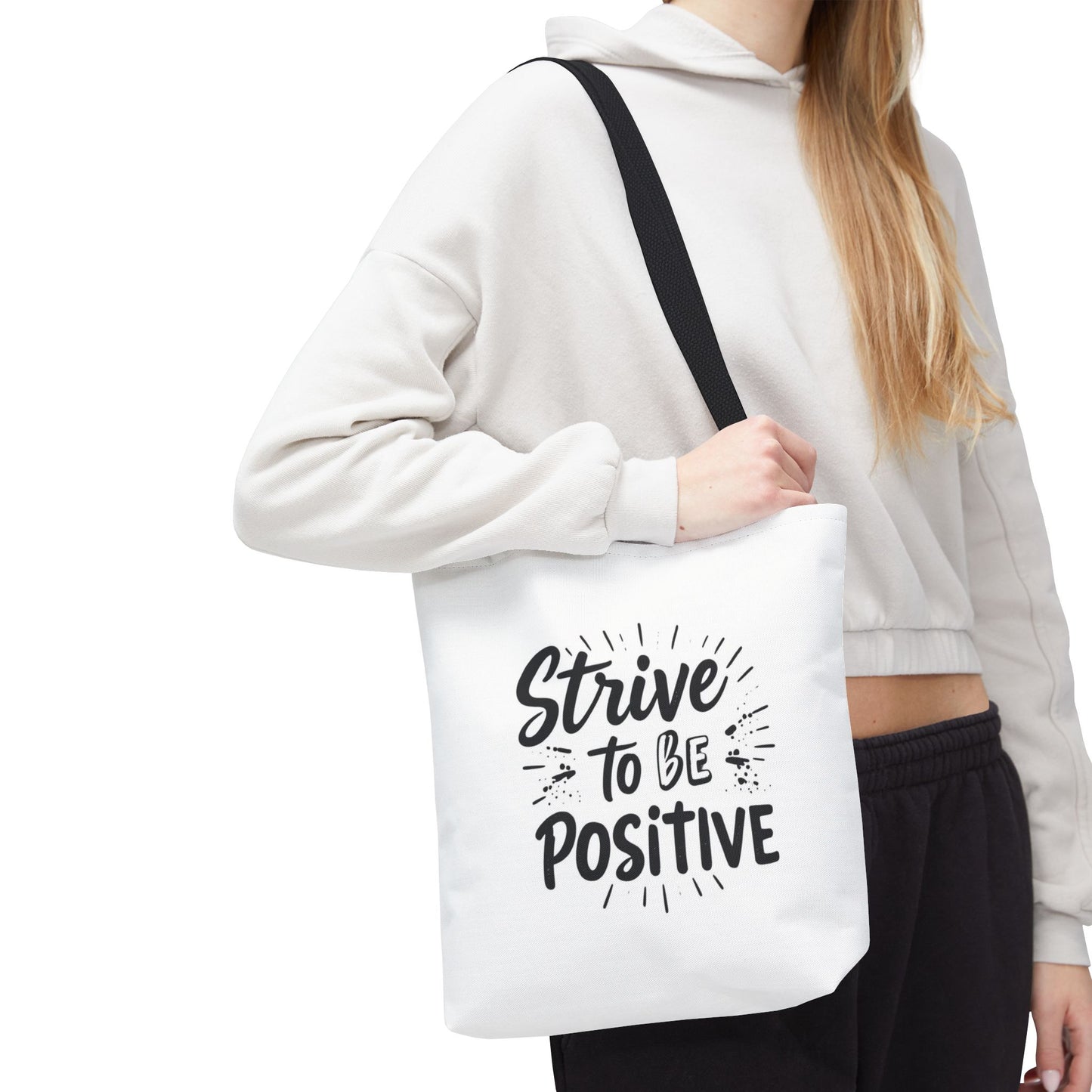 Positive Vibes Tote Bag - Inspirational Gift