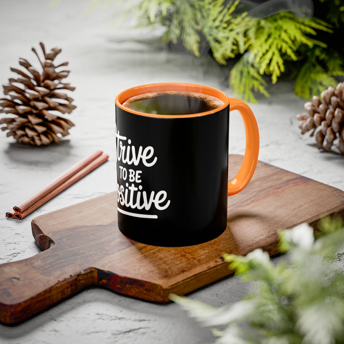 Positive Vibe Coffee Mug - Strive to Be Positive