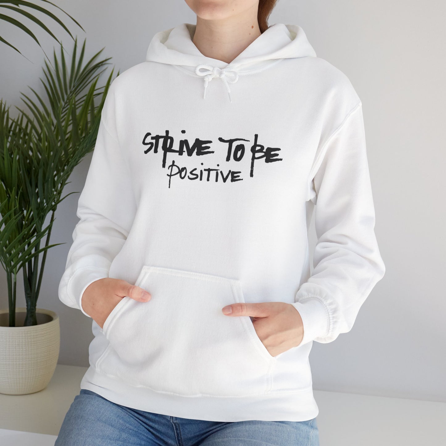 Positive Vibes Unisex Hooded Sweatshirt