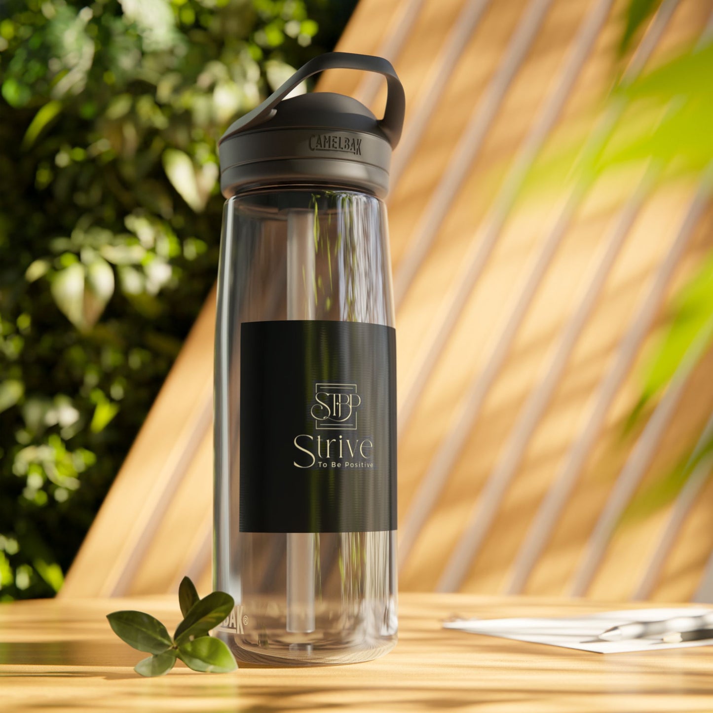 Strive To Be Positive Stylish Water Bottle