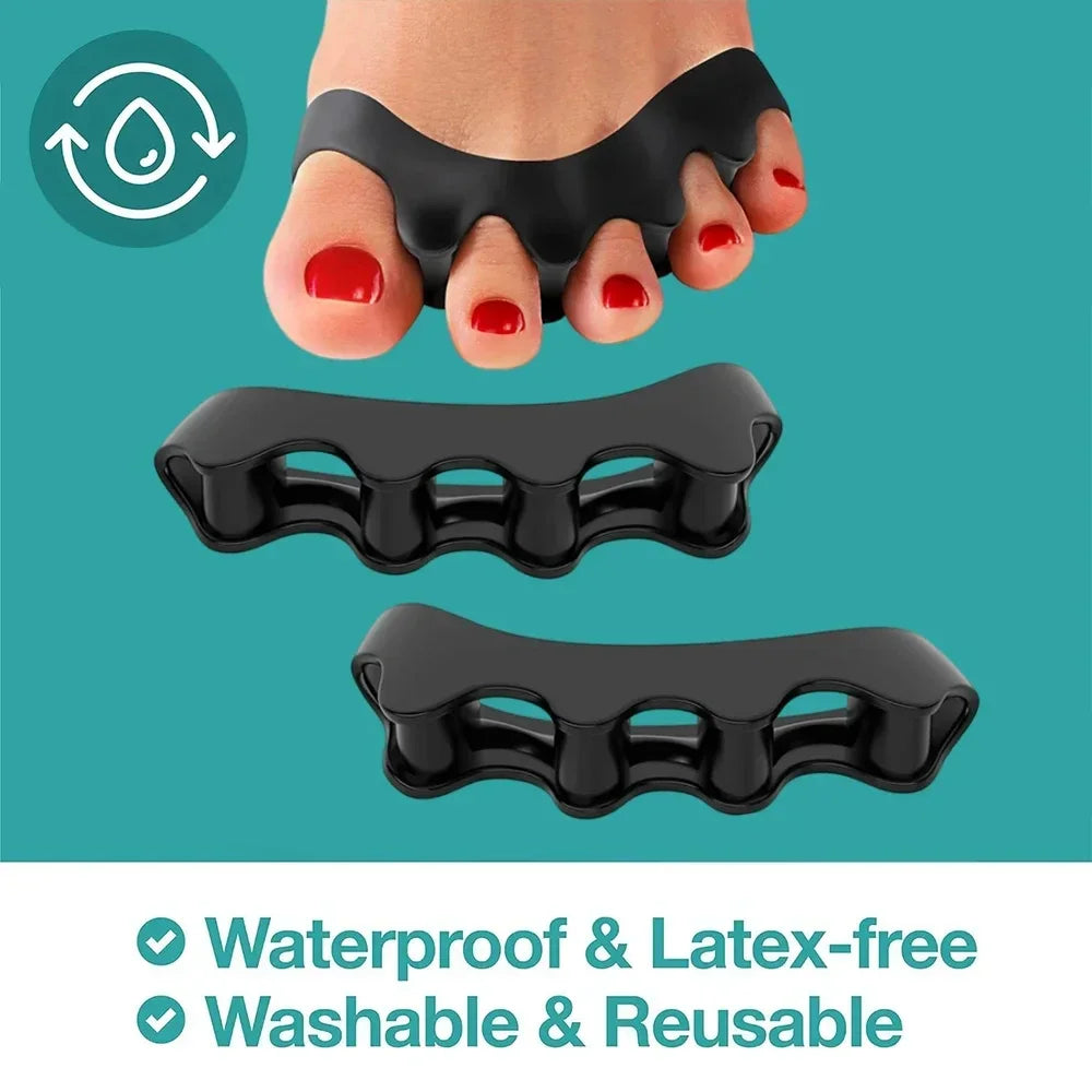 1 Pair Silicone Toe Separator & Corrector