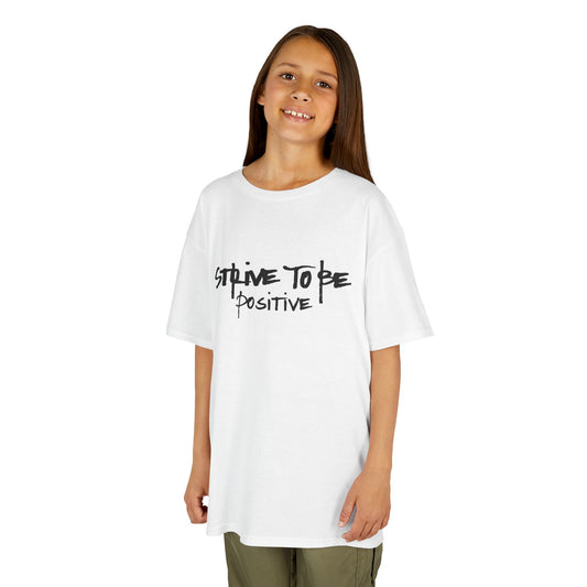 Strive To Be Positive Inspirational Kids Tee