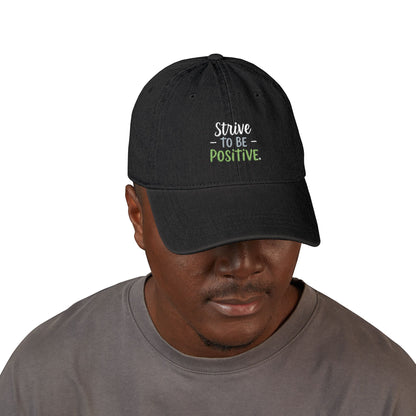 Strive To Be Positive Denim Hat (Embroidery)