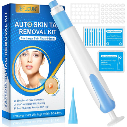 2 In1 Painless Auto Skin Tag Mole Wart Removal Kit