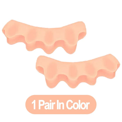 1 Pair Silicone Toe Separator & Corrector