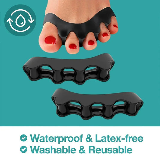 1 Pair Silicone Toe Separator & Corrector
